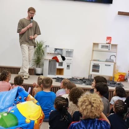 A short talk for children at a Vision Church event